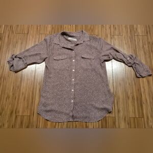 Loft Button-Up Long Sleeve Shirt